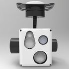 สามแกน Multi-sensor Micro Gimbal พร้อม IR + TV + LRF Uncooled FPA EO IR ระบบตรวจสอบกล้องความร้อน