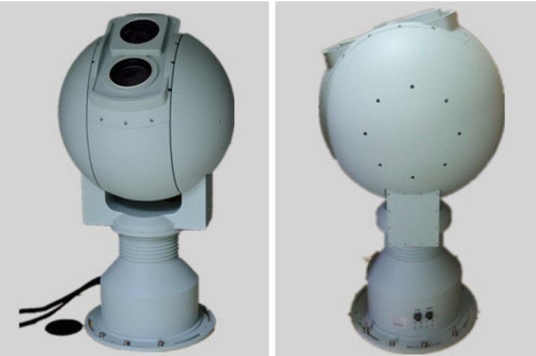 กล้องอินฟราเรดอัจฉริยะ PTZ ระบบแสงไฟฟ้าสำหรับการเฝ้าระวังชายฝั่ง